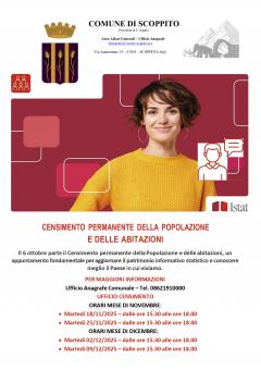 CENSIMENTO NOVEMBRE DICEMBRE